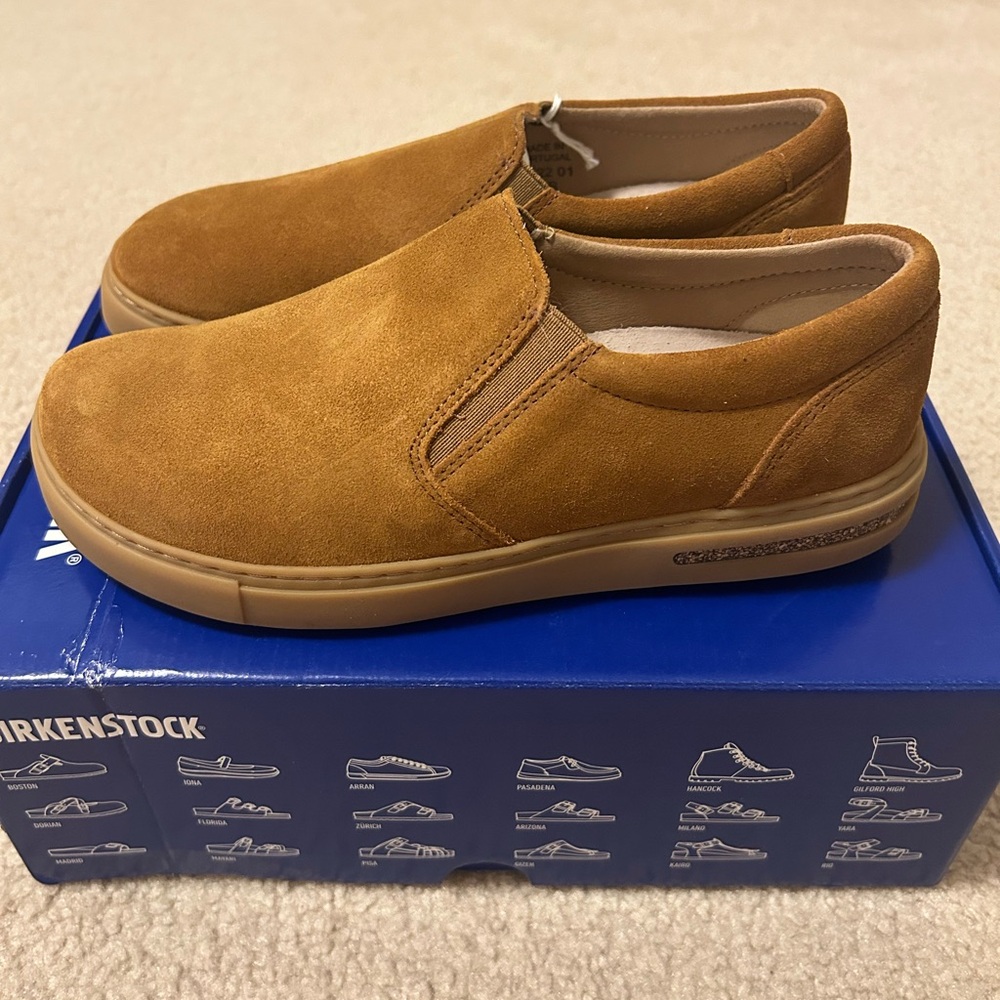 Birkenstock Oswego Casual Sneakers Mink Color Size 38 Narrow Width